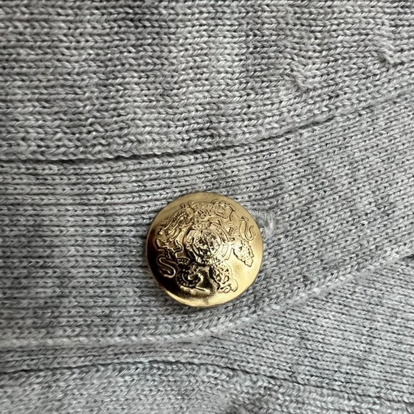 🐚Banana Republic light  grey carding Sz S Details on pocket* V-Neck*  Min… - Picture 4 of 10